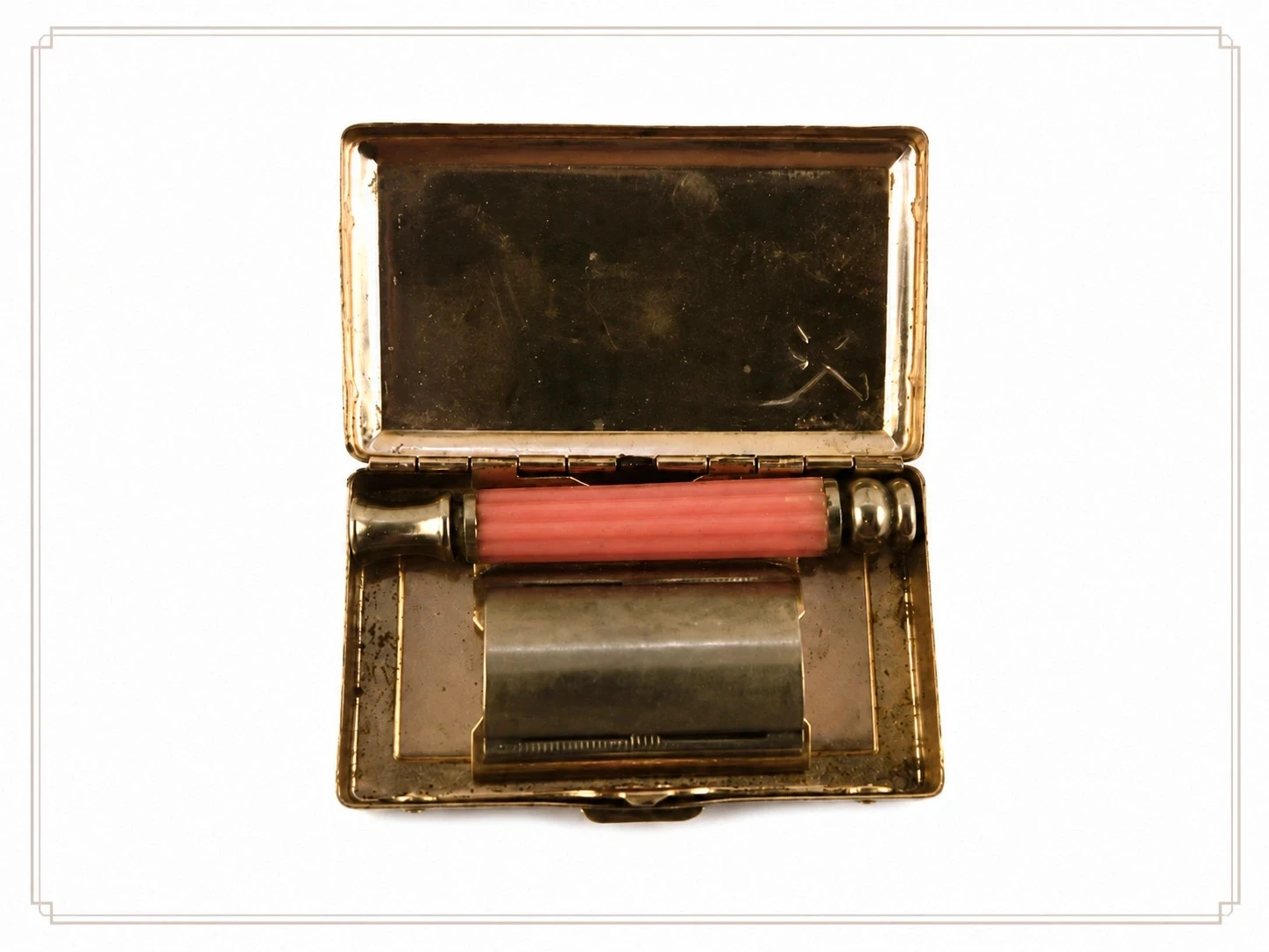 Ancien necesaire de rasage Flying Eagle Safety Razor – photo 3